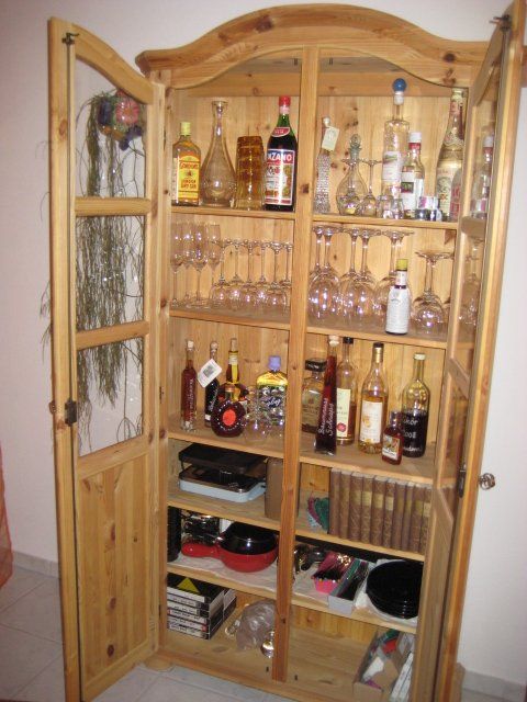 Büffets: Holzbuffet, Vitrine, Holzvitrine, Wohnwand – Gebraucht aus Arnegg von tasc2000 2