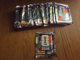 35 ungeöffnete Panini Sticker Tüten FIFA Fussball WM 2026