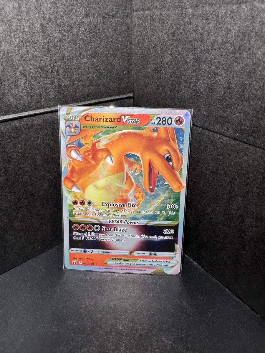Pokémon Carte collezionabili: Charizard VStar - Pokemon - Crown Zenit - English - Mint – Nuovo (secondo la descrizione) da Bellinzona venduto da TheCarden 2