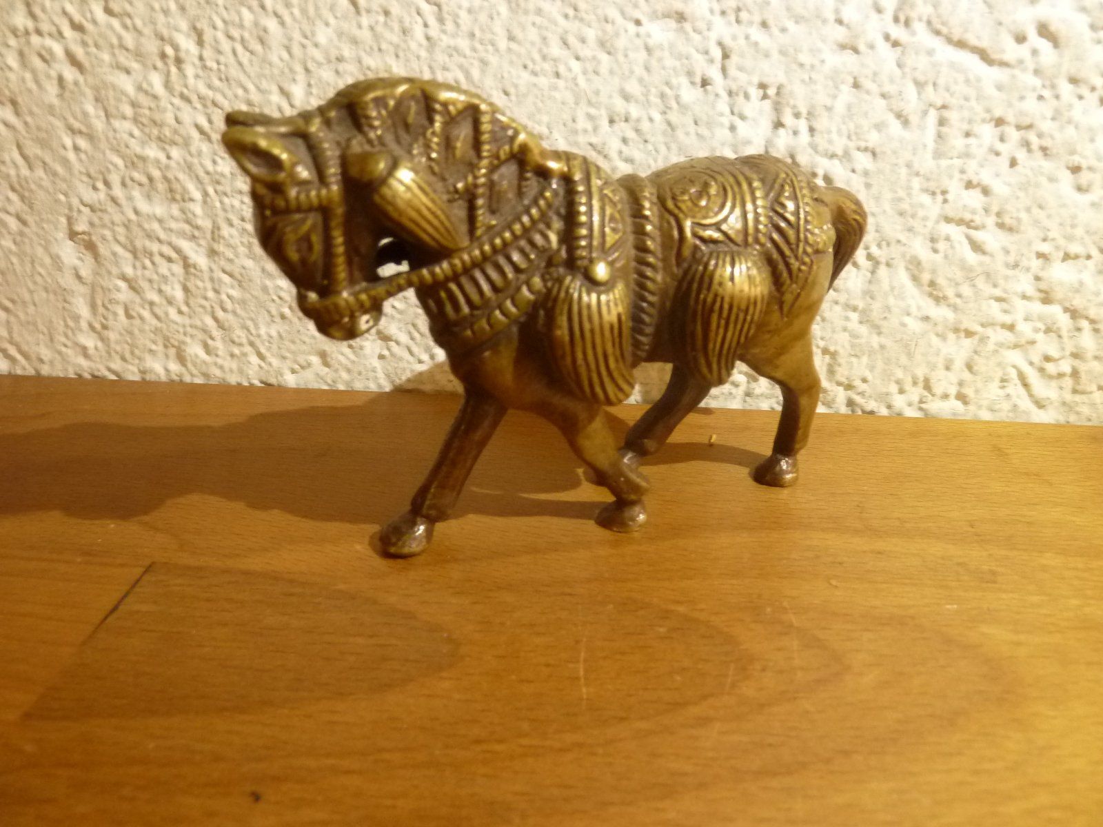 Statuette: schöne Messing Pferd Figur schöne detaillierte Statue – Usato da Hochfelden venduto da swissice 1