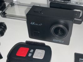 action Cam, neuwertig mit sehr viel Zubehör