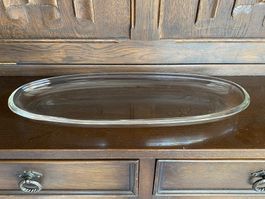 Schale aus Glas Länge 40 cm Topzustand
