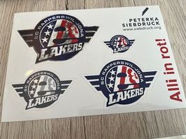 SC Rapperswil-Jona Lakers Aufkleber Set, Neu!