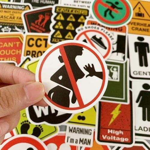 Aufkleber: 100 Stück Cartoon Aufkleber – Neu und originalverpackt aus Liestal von OMAROSHOP 1
