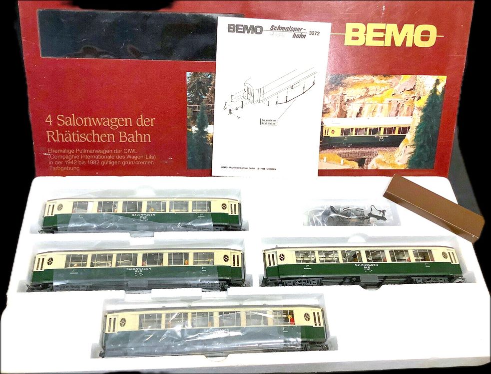 SCHÖNE BEMO RHB PULLMAN-WAGEN SET | Kaufen auf