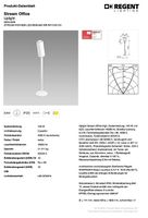 LED Büro-Stehleuchte nach neuestem Standart