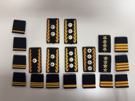 Schulterklappen Militär Gold Rang Abzeichen 4 Sterne 3 Stern