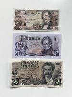 Banknoten Geldscheine Oesterreich