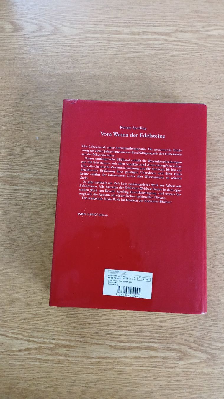 Libri: Buch:  Vom Wesen der Edelsteine – Usato da Rudolfstetten venduto da mirage4000 3