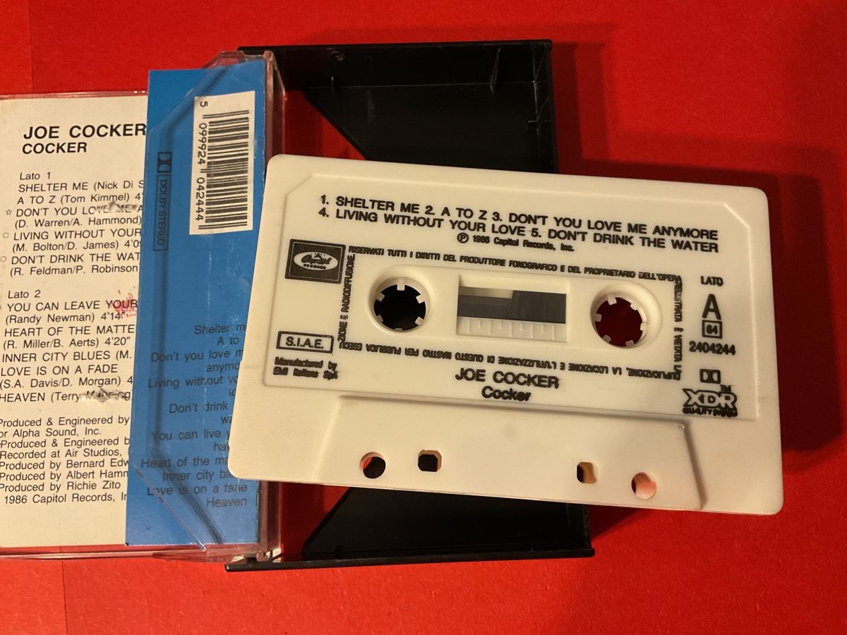 Musicassette: Joe Cocker Kassette gebraucht 1986 – Usato da Steinach venduto da Quarkie 1