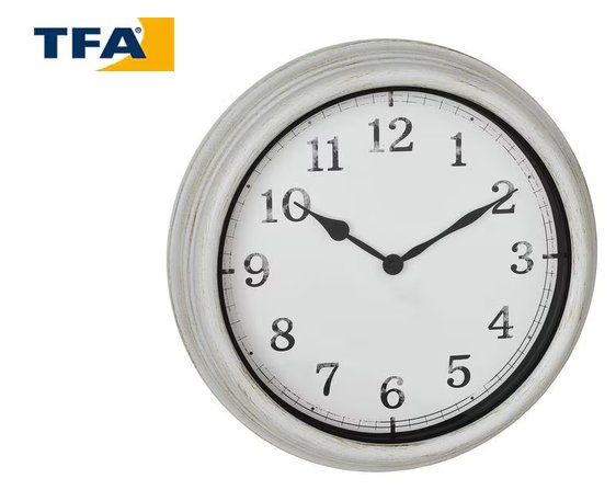 Orologi: TFA Funk-Wanduhr Retro – Nuovo e nell'imballaggio originale da Kägiswil venduto da nick333
