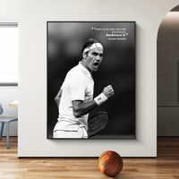 Roger Federer Leinwandbild 70x90cm