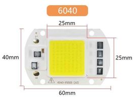 50W LED Chip COB Kaltweiss 6040A1A2 für Flutlichtstrahler