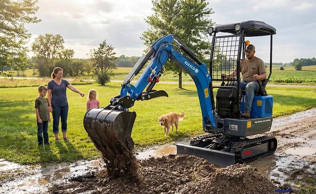 Rippa Escavatori: Minibagger RIPPA R10 ECO 1000 kg – Nuovo e nell'imballaggio originale da Sevelen venduto da Rippa_Switzerland 3