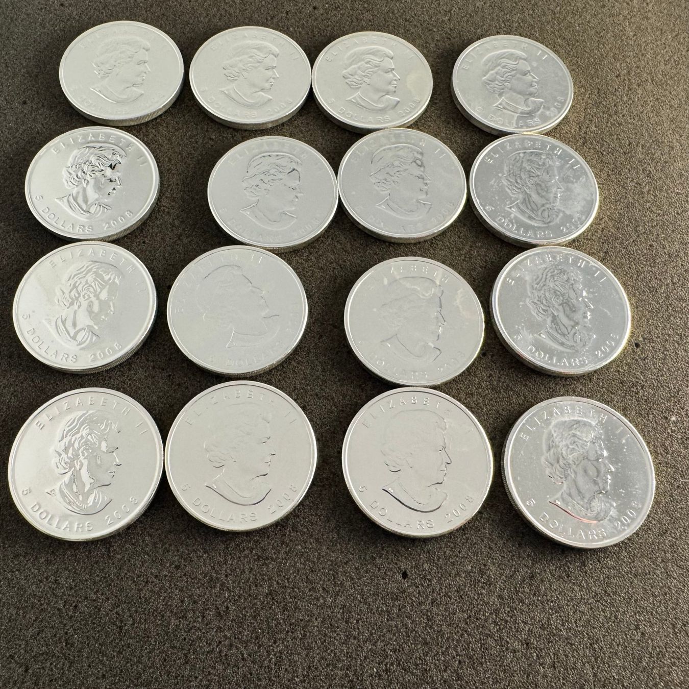 Tutti le monete: 1 Unze Silber Kanada Maple Leaf 2008 – Usato da Reitnau venduto da Coinhouse 4