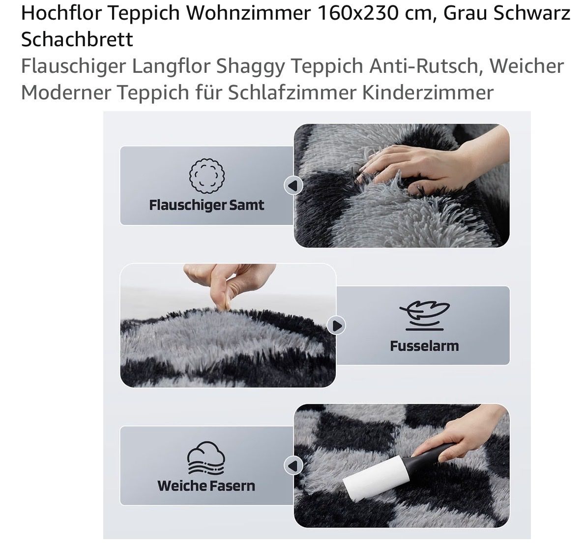 Tappeti: 2 Teppiche à 160x230 , schwarz/grau – Usato da Koblenz venduto da Mib1401 3