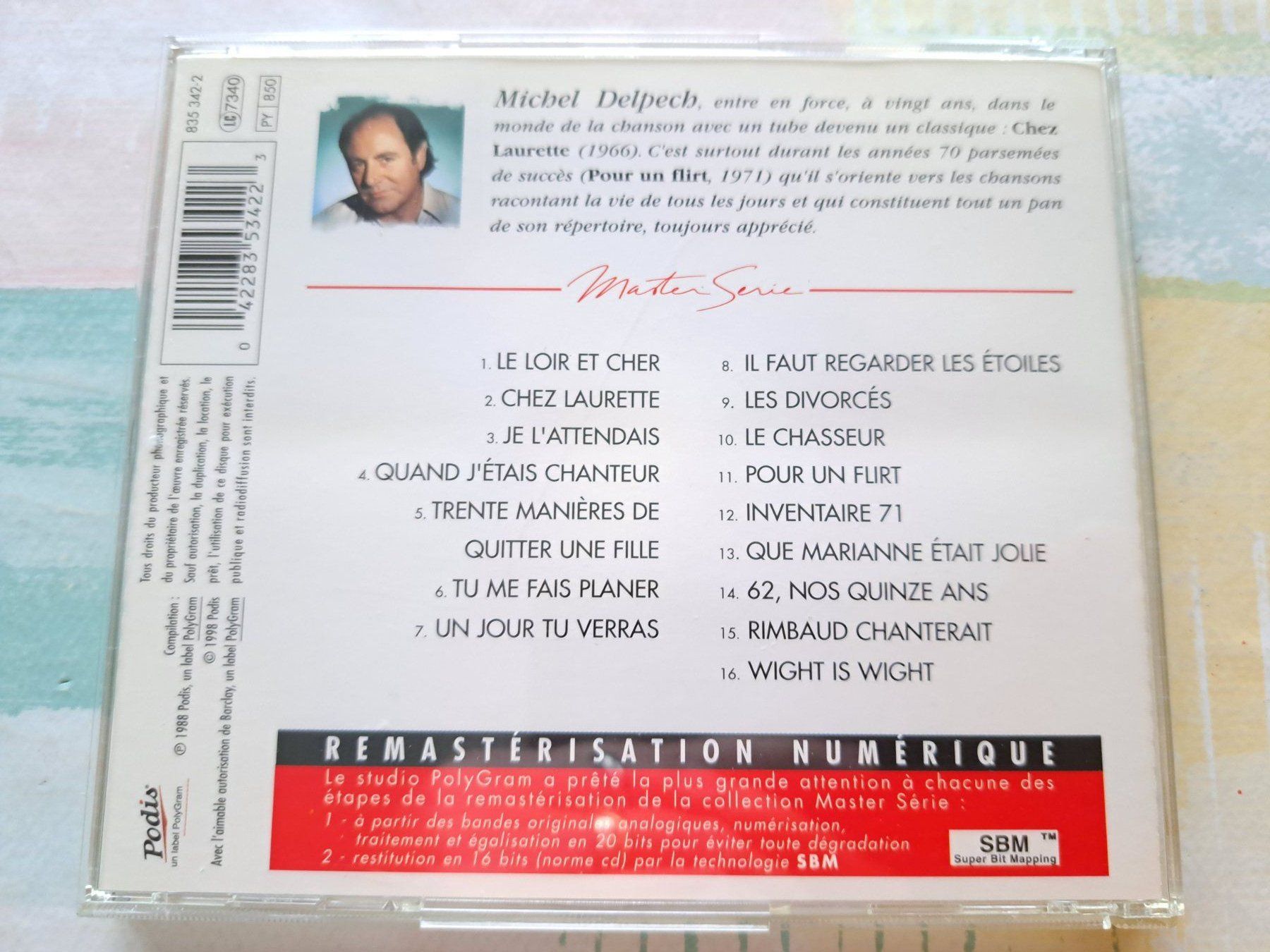 CDs: Cd Michel Delpech - Master serie  – Gebraucht aus Pully von bro_n52j 1