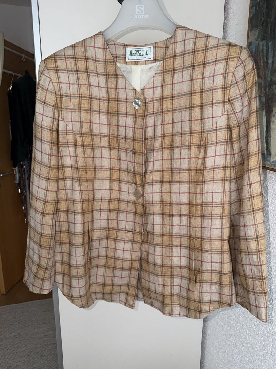 Jacken: Jacke Leinen JAHRESZEITEN 42 – Neu (gemäss Beschreibung) aus Dornach von samuti