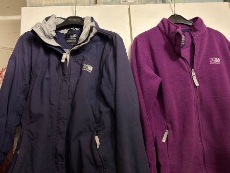 Regen-/Sportjacke mit Fleeceinhalt