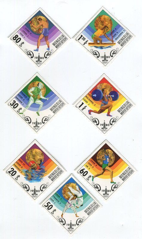 Tous les timbres: Briefmarken "Olympische Spiele" Mongolei – Neuf avec emballage d'origine à Basel par Butsch5