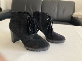 Högl Stiefeletten schwarz Wildleder Grösse 5.5 neu