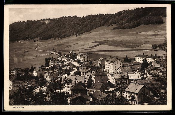 Cartoline postali: AK Ste-Croix, Vue générale – Usato da Berlin venduto da bartko-reher