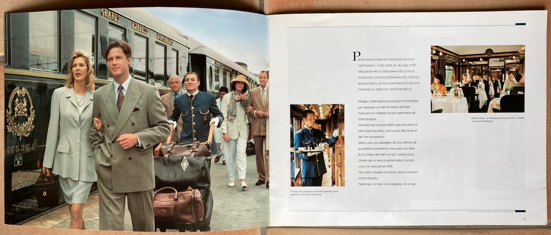 Documenti: Venice Simplon - Orient-Express. Voyages en train.... 1998 – Usato da Versoix venduto da Decapod 1