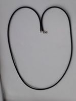 Kautschuk Halsband Länge 90mm, Durchmesser 2mm.