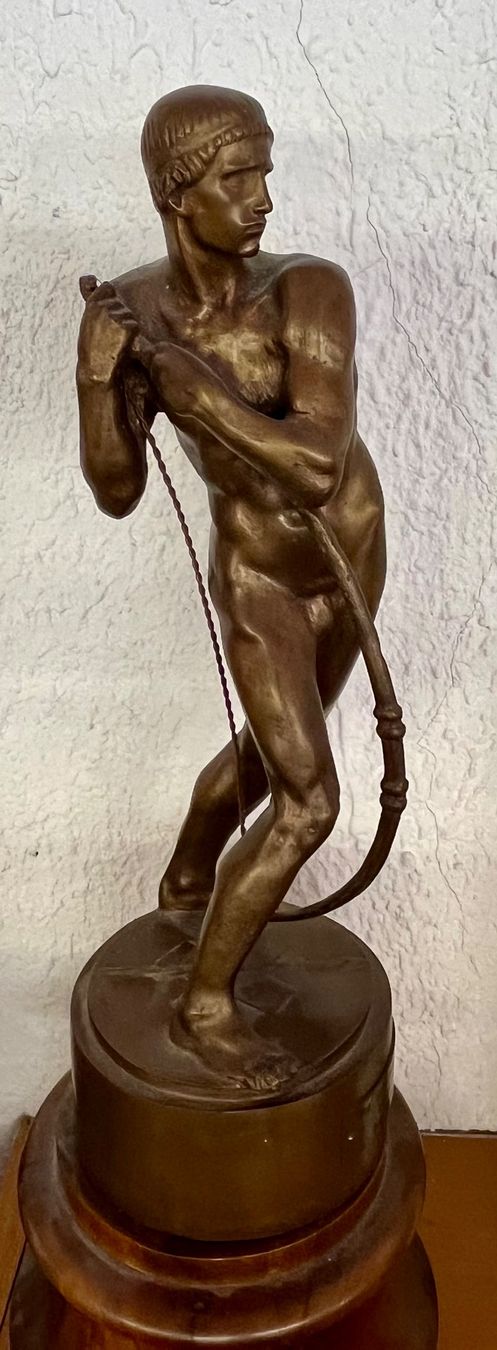 Statuette: Bronzefigur Schweiz, signiert A. Pessina – Usato da Kandergrund venduto da honey-art_and_more 6