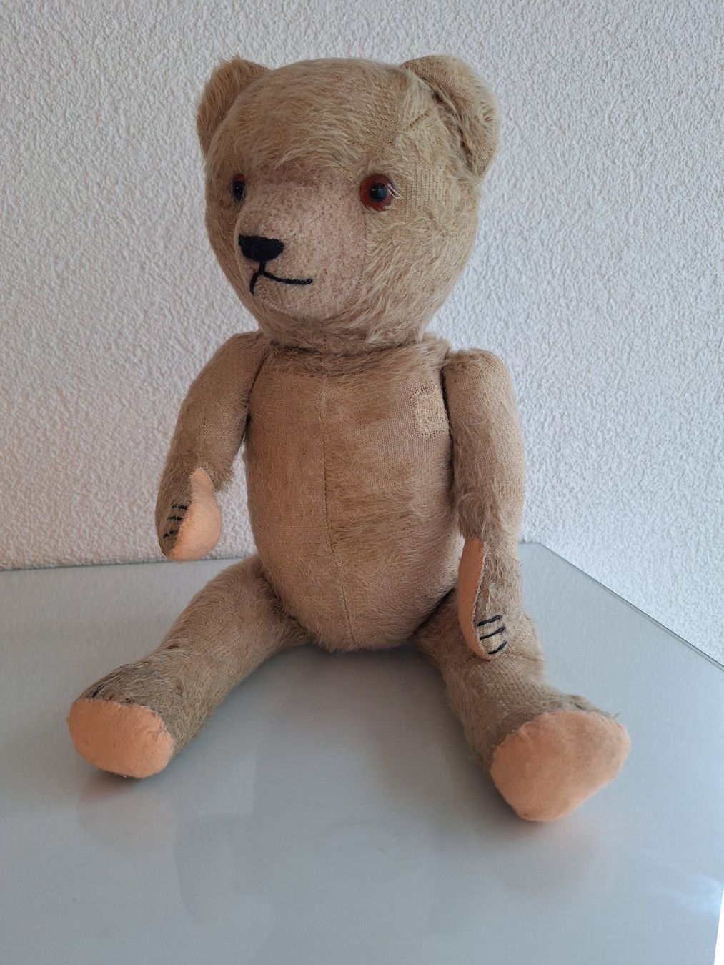 Spielzeuge: Antiker Teddybär ca.42 cm gross mit Strohfüllung – Gebraucht aus Sissach von luvama
