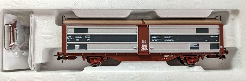 Roco 46642 SNCB Tbis Couvert parois et toit coulissants Ep 4 (Neu und