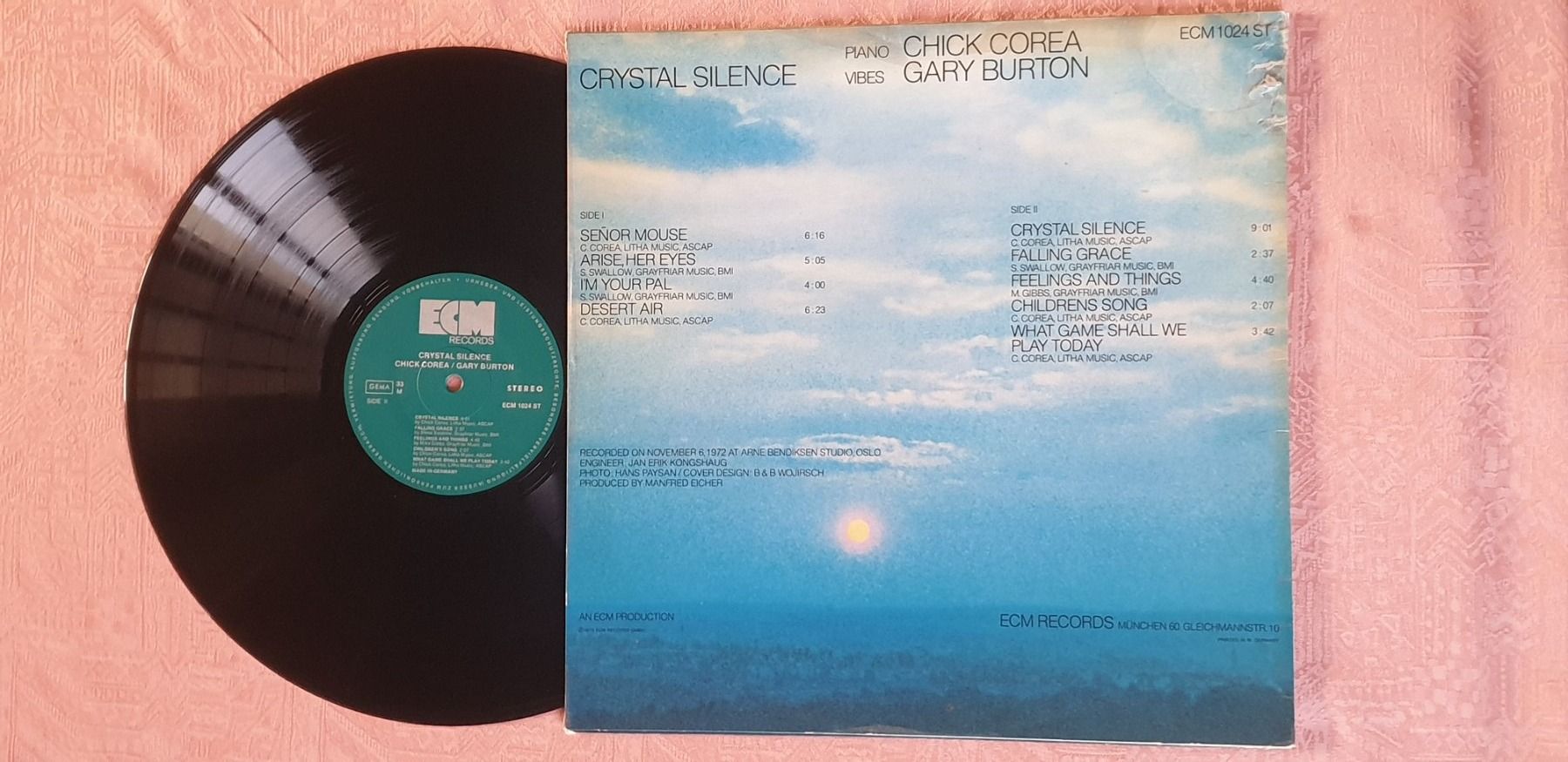 Schallplatten: Gary Burton Chick Corea " crystal silence"  vinyle LP – Gebraucht aus Damphreux von oldlamp 1
