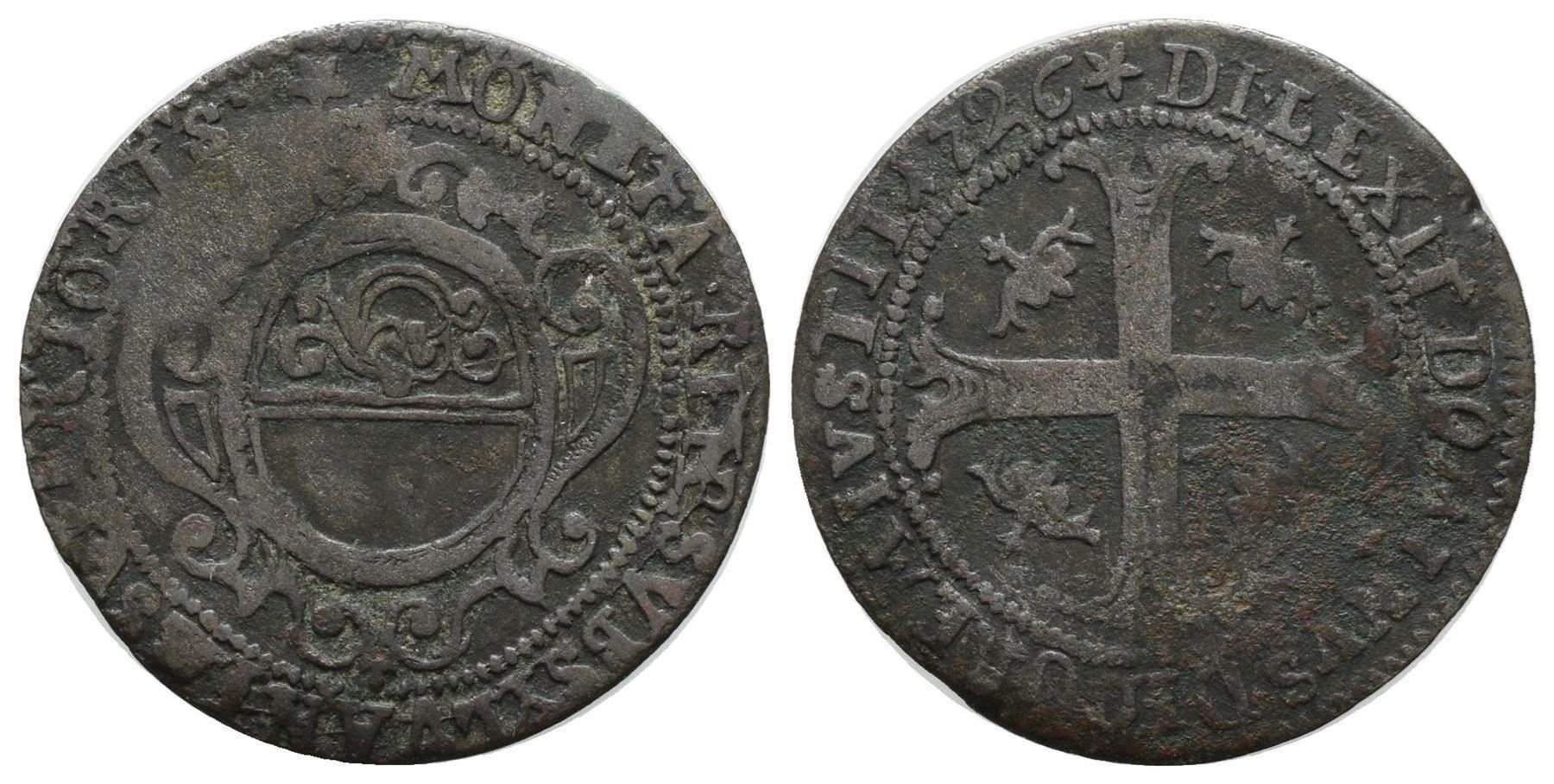 Tutti le monete: Obwalden Halbbatzen 1726  /3615 – Usato da Trimbach venduto da Solothurn1