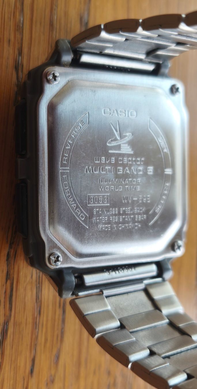 Casio Orologi: Casio WV-59E Wave Ceptor Multi Band 5 mit neuer Batterie – Usato da Aarau venduto da Blingo01 4
