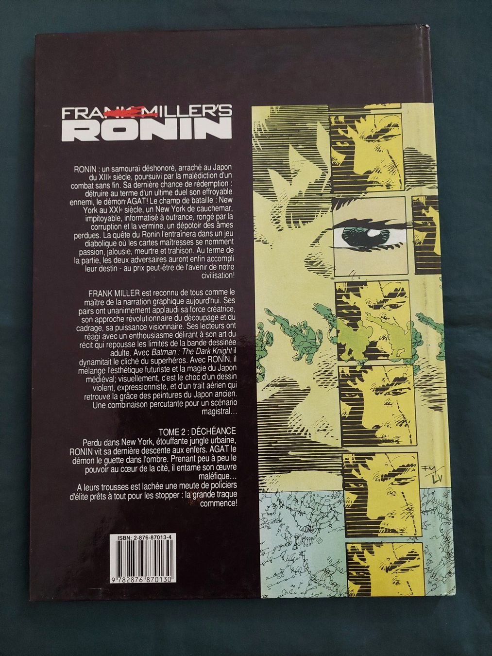 Fumetti: Ronin T.2 Déchéance Ed. Originale 1989 TBE – Usato da Genève venduto da Blu_BD 1