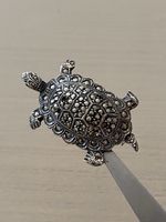 Vintage Schildkröte 🐢 Brosche 800 Silber