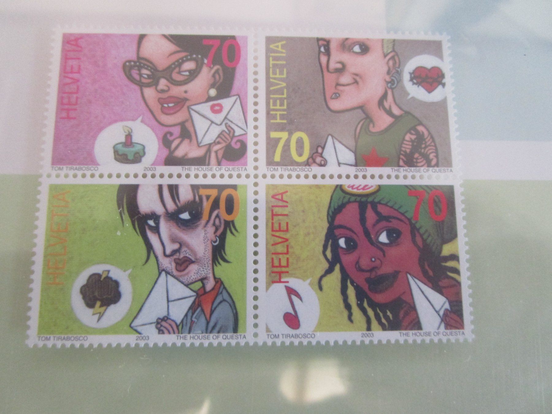 Tous les timbres: Sondermarken Comics 2003 im Rahmen niesen – D'occasion à Rupperswil par Ema10 4