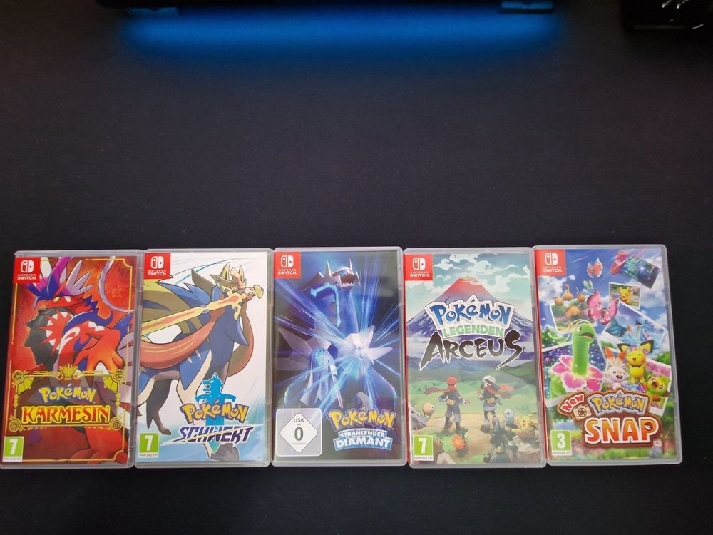 5 Pokemon Games für die Nintendo Switch Zustand wie neu Kaufen auf Ricardo