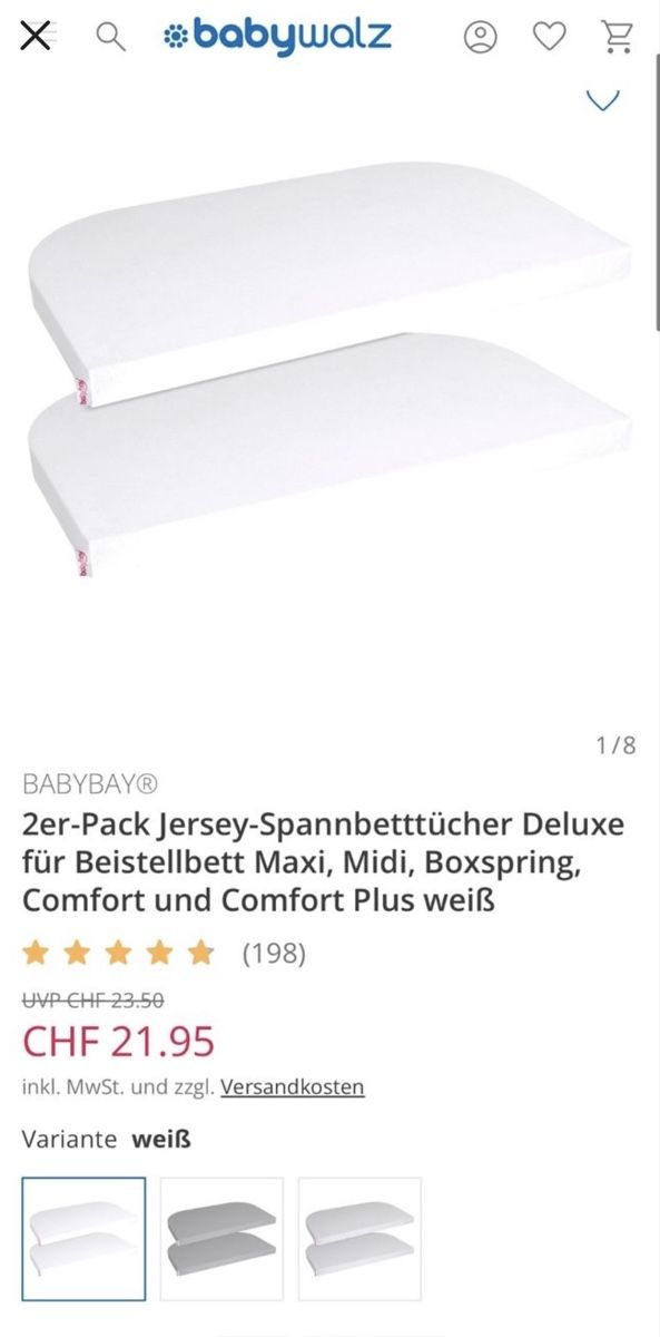 Letti: 2er Pack Deluxe wasserdicht – Nuovo (secondo la descrizione) da Wallisellen venduto da maj_kqz5