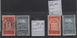 1924 50 Jahre Weltpostverein gestmpelt + Postfrisch