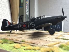 Modellflugzeug Boulton Paul Defiant, 1:48, Top Zustand