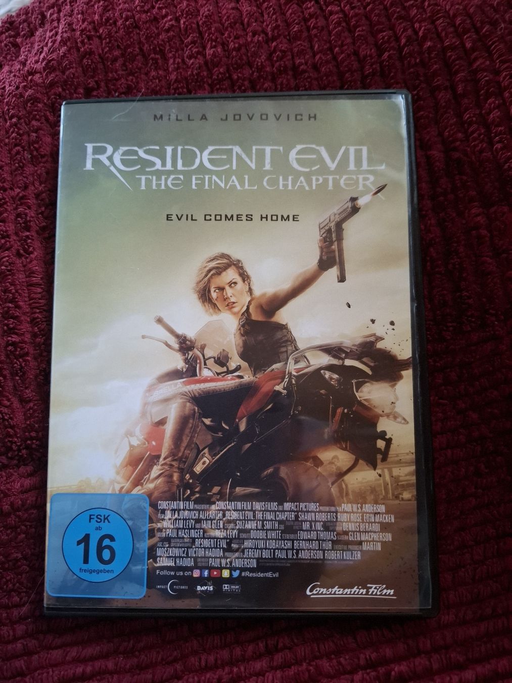 Resident Evil: The Final Chapter - DVD (Gebraucht) in Gränichen für CHF ...
