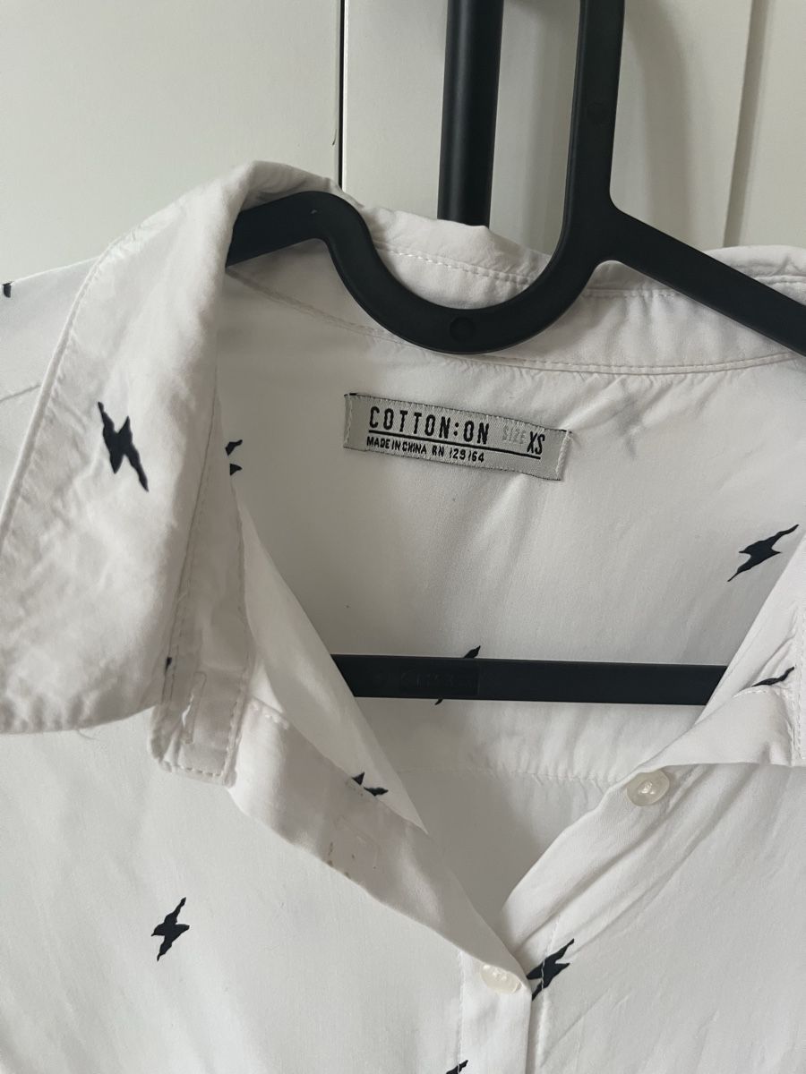Camicette:     Weisse Cotton On Bluse Gr. S – Usato da Zürich venduto da gom_5p7n 1