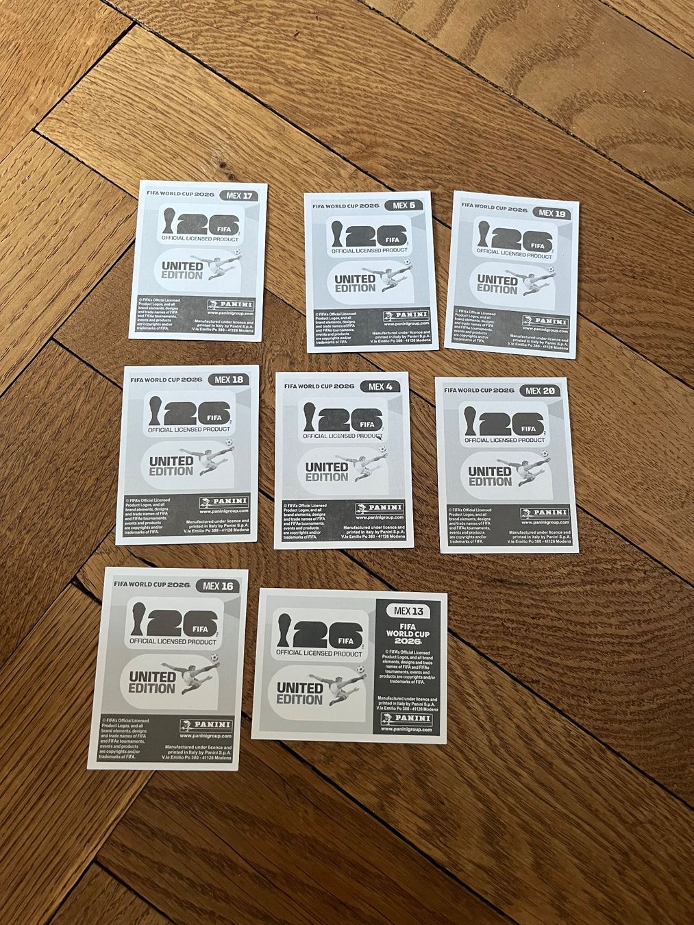 Panini Carte collezionabili: 8 Panini-Stickers Mexiko – Nuovo (secondo la descrizione) da Basel venduto da susha24 1