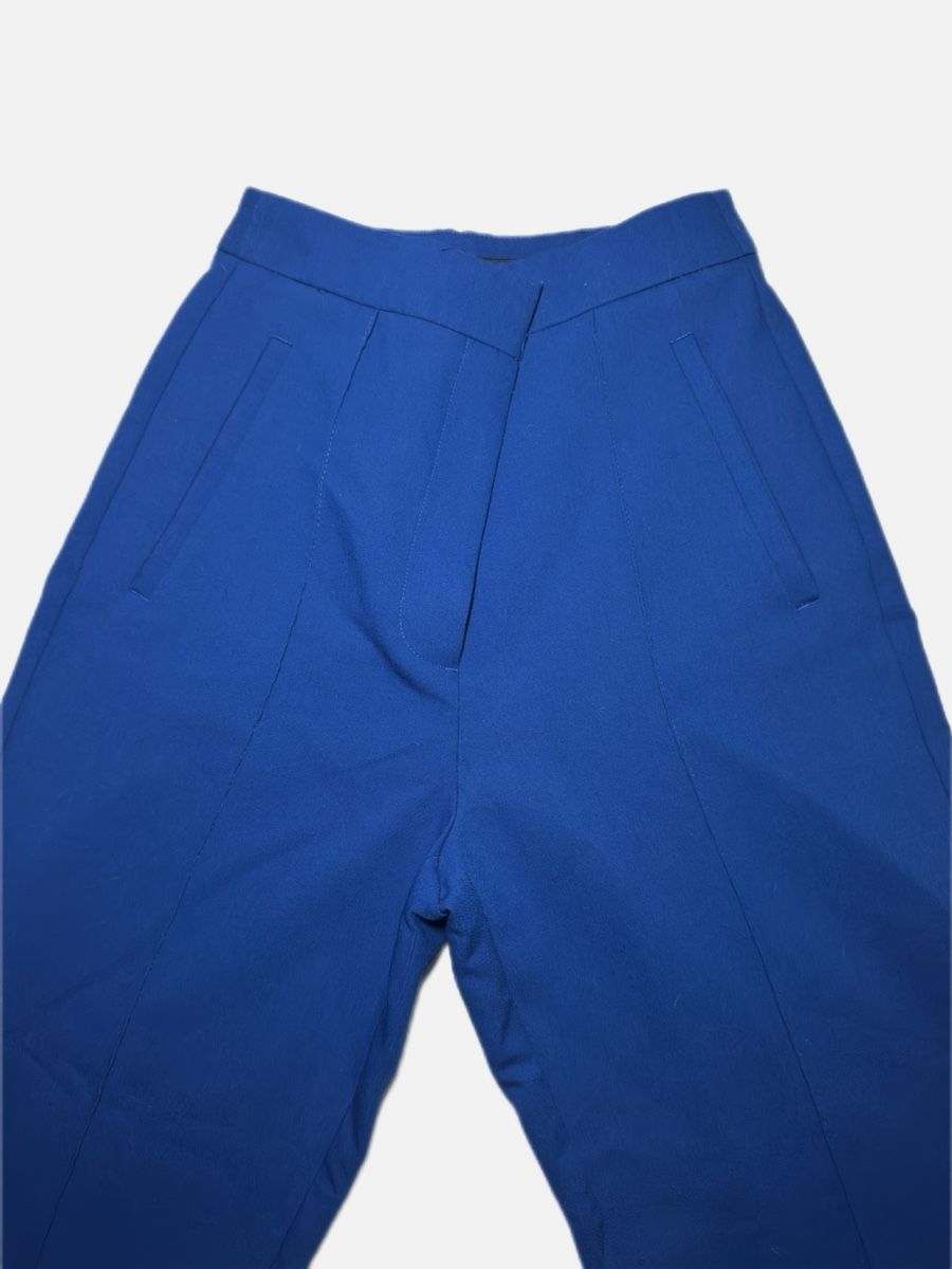 Zara Pantaloni: Zara -  Stoffhosen Navy – Usato da Zürich venduto da CBN_Fashion