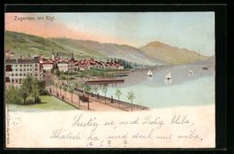 Litho Zug, Künzli Nr. 5024, Zugersee mi