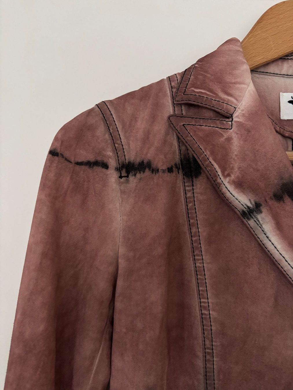 Dior Giacche: DIOR ,taillierter Blazer, Tie-day print, rostrost/schwarz 34 – Usato da Herrliberg venduto da mayfi 1