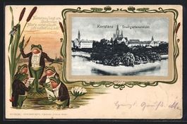 Passepartout-Lithographie Konstanz, Stad