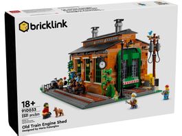 Lego Bricklink Designer Serie 1/ Old Train Engine Shed