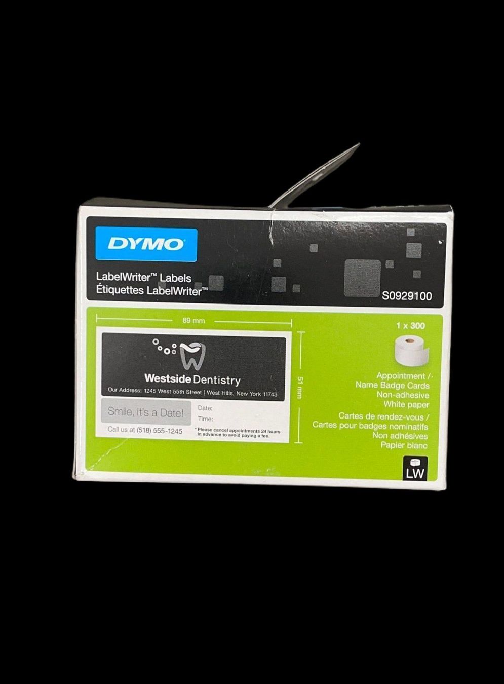 Apparecchi a nastro: Dymo LW-Etiketten (S0929100) – Nuovo e nell'imballaggio originale da Seewen SZ venduto da Timekeeper 1